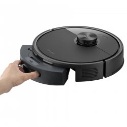 Aspirator robot Roborock Q7 TF+, 10000 Pa, 150 min, Cartografiere 3D inteligenta, Uscat/umed, Comenzi vocale, Programare, Memorie, PreciSense® LiDAR, Negru