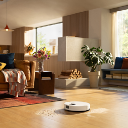 Aspirator robot Roborock Q10 PF+, 10.000 Pa, 150 min, 0,35 L, Wi-Fi, Uscat/umed, Ridicare automata a mopului, LiDAR 360°, Cartografiere 3D, Control vocal, Alb