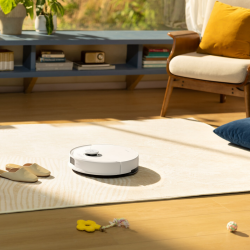 Aspirator robot Roborock Q10 PF+, 10.000 Pa, 150 min, 0,35 L, Wi-Fi, Uscat/umed, Ridicare automata a mopului, LiDAR 360°, Cartografiere 3D, Control vocal, Alb