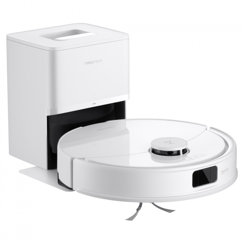 Aspirator robot Roborock Q10 PF+, 10.000 Pa, 150 min, 0,35 L, Wi-Fi, Uscat/umed, Ridicare automata a mopului, LiDAR 360°, Cartografiere 3D, Control vocal, Alb