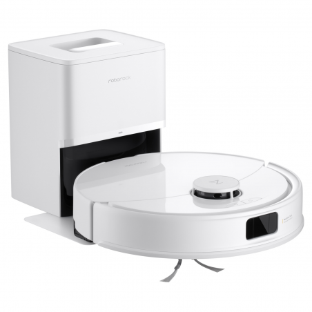 Aspirator robot Roborock Q10 PF+, 10.000 Pa, 150 min, 0,35 L, Wi-Fi, Uscat/umed, Ridicare automata a mopului, LiDAR 360°, Cartografiere 3D, Control vocal, Alb