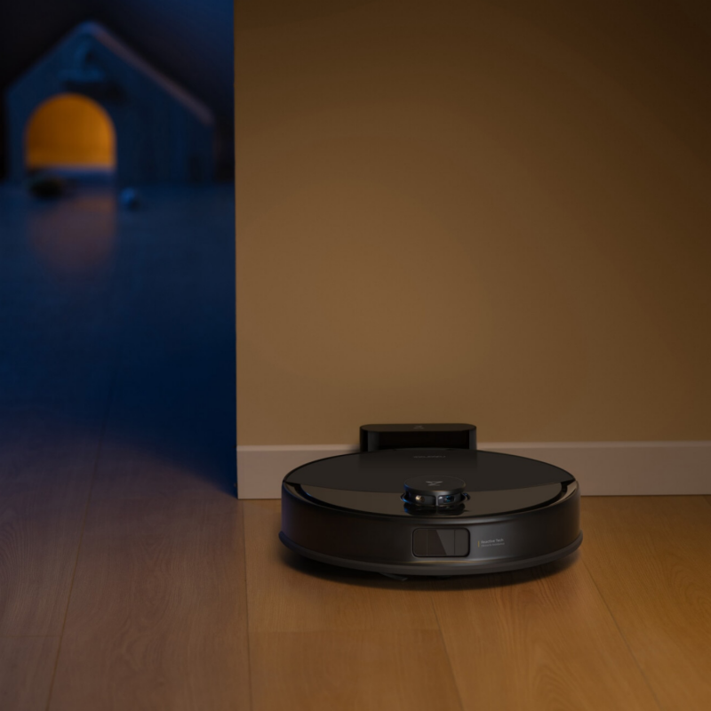 Aspirator robot Roborock Q10 PF+, 10000 Pa, 150 min, 0,35 L, Wi-Fi, uscat/umed, ridicare automată a mopului, LiDAR 360°, cartografiere 3D, control vocal, negru