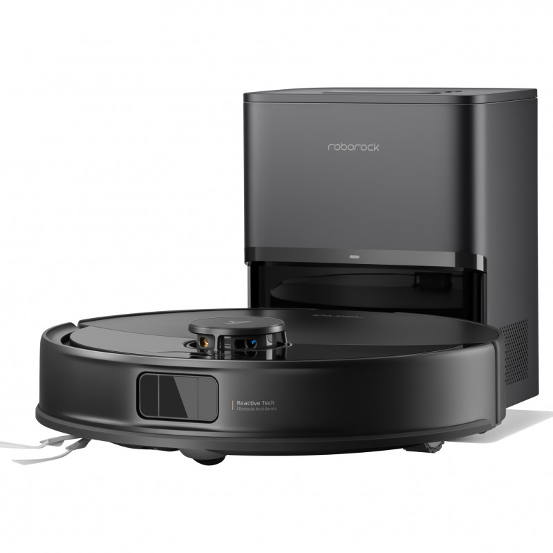 Aspirator robot Roborock Q10 PF+, 10000 Pa, 150 min, 0,35 L, Wi-Fi, uscat/umed, ridicare automată a mopului, LiDAR 360°, cartografiere 3D, control vocal, negru