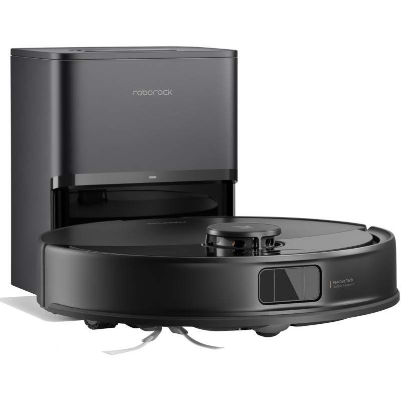 Aspirator robot Roborock Q10 PF+, 10000 Pa, 150 min, 0,35 L, Wi-Fi, uscat/umed, ridicare automată a mopului, LiDAR 360°, cartografiere 3D, control vocal, negru