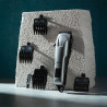 Masina de tuns fara fir Rosberg R51810Q, 5W, 1200mAh, 4 piepteni, USB, Autonomie pana la 90 minute, Argintiu