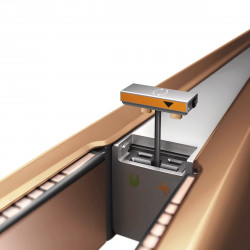 Placă de îndreptat părul fără firDyson HS07 Corrale Bco/Bnk 413111-01, 200 W, 3 setări, plăci flexibile, autonomie baterie 30 min, ecran OLED, cupru/nichel