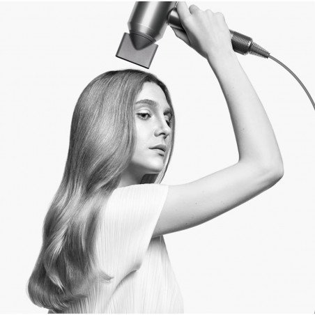 Uscător de păr Dyson Supersonic HD07 Pbu/Rco 113312-01, 1600 W, 3 viteze, 4 temperaturi, Cool shot, 110.000 rpm, ionizare, accesorii, albastru/cupru