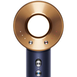 Uscător de păr Dyson Supersonic HD07 Pbu/Rco 113312-01, 1600 W, 3 viteze, 4 temperaturi, Cool shot, 110.000 rpm, ionizare, accesorii, albastru/cupru