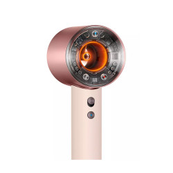 Uscător de păr Dyson HD16 Supersonic Nural Ceramic Pink/Rose Gold Straight+Wavy 113407-01, 1600 W, 3 viteze, 4 temperaturi, ioni negativi, 5 accesorii, protecție pentru scalp, roz ceramic/aur roz