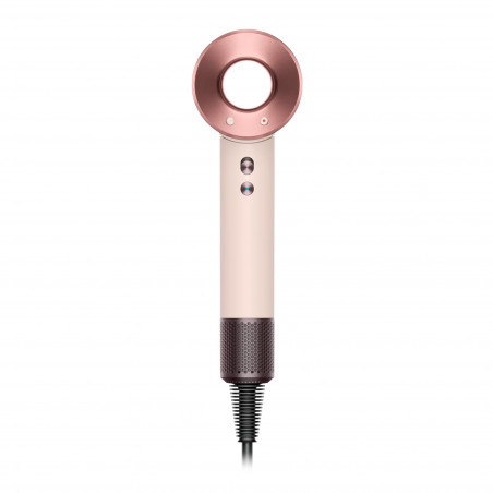 Uscător de păr Dyson HD16 Supersonic Nural Ceramic Pink/Rose Gold Straight+Wavy 113407-01, 1600 W, 3 viteze, 4 temperaturi, ioni negativi, 5 accesorii, protecție pentru scalp, roz ceramic/aur roz