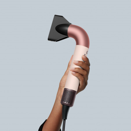 Dyson HD17 Supersonic r Ceramic Pink/Rose Gold Uscător de păr pentru păr drept și ondulat 113332-01, 1700 W, 4 setări inteligente de temperatură, 3 viteze, ionizare, recunoaștere RFID a accesoriilor, protecție pentru scalp, roz ceramic/aur roz