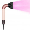 Dyson HD17 Supersonic r Ceramic Pink/Rose Gold Uscător de păr pentru păr drept și ondulat 113332-01, 1700 W, 4 setări inteligente de temperatură, 3 viteze, ionizare, recunoaștere RFID a accesoriilor, protecție pentru scalp, roz ceramic/aur roz