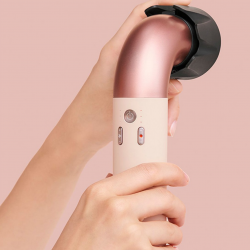 Dyson HD17 Supersonic r Ceramic Pink/Rose Gold Uscător de păr pentru păr drept și ondulat 113332-01, 1700 W, 4 setări inteligente de temperatură, 3 viteze, ionizare, recunoaștere RFID a accesoriilor, protecție pentru scalp, roz ceramic/aur roz