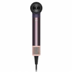 Uscator pentru par Dyson HD17 Supersonic r™ Jasper Plum Straight+Wavy 122781-01, 1700 W, 4 setari inteligente de temperatura, 3 viteze, Ionizare, Recunoastere atasament RFID, Protectie scalp, Violet