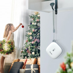 Termometru și higrometru pentru interior Govee H5179, Wi-Fi, Bluetooth, afișaj LCD, alb