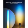 Lampă de podea Govee Pro RGBICWW H6079 Lampă LED inteligentă, 170 cm, 48 W, 2100 lm, 6500 K, Wi-Fi, Bluetooth, Govee Home, negru