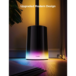 Lampa de podea Govee 2 RGBICWW H607C Lampa LED inteligentă, 152 cm, 30 W, 1725 lm, 6500 K, Wi-Fi, Bluetooth, Govee Home, negru