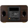 Difuzor Edifier D32 BL-WALNUT, 60 W, 11 ore, audio de înaltă rezoluție/wireless, Bluetooth 5.3, Wi-Fi, Apple Airplay2, DRC, DSP, corp din lemn, nuc negru/maro