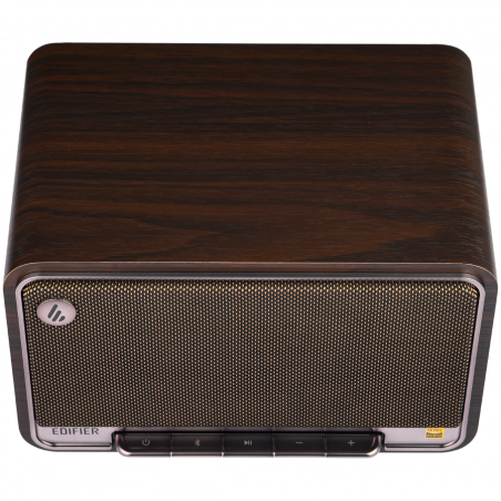 Difuzor Edifier D32 BL-WALNUT, 60 W, 11 ore, audio de înaltă rezoluție/wireless, Bluetooth 5.3, Wi-Fi, Apple Airplay2, DRC, DSP, corp din lemn, nuc negru/maro