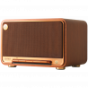 Boxa Edifier D32 BR, 60 W, Baterie pana la11 h, Audio de inalta rezolutie/wireless, Bluetooth 5.3, Wi-Fi, Apple Airplay2, DRC, DSP, Carcasa din lemn, Maro