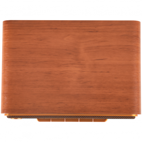 Boxa Edifier D32 BR, 60 W, Baterie pana la11 h, Audio de inalta rezolutie/wireless, Bluetooth 5.3, Wi-Fi, Apple Airplay2, DRC, DSP, Carcasa din lemn, Maro