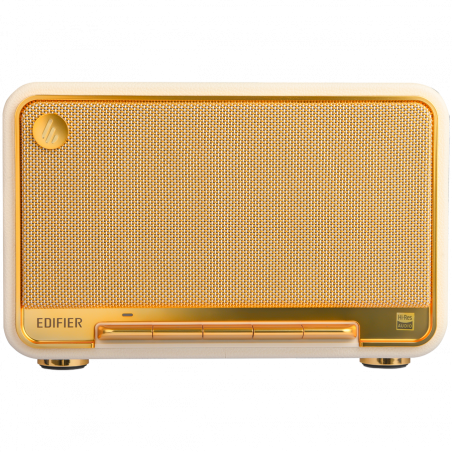 Boxa Edifier D32 WH, 60 W, Baterie pana la 11 h, Audio de inalta rezolutie/wireless, Bluetooth 5.3, Wi-Fi, Apple Airplay2, DRC, DSP, Carcasa din lemn, Alb