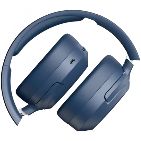 Casti fara fir Edifier W820NB Plus V25 Navy, 40 mm, 80 h, A.I, Difuzoare dinamice acoperite cu titan, Bluetooth V6.1, ANC, Hi-Res, Albastru închis