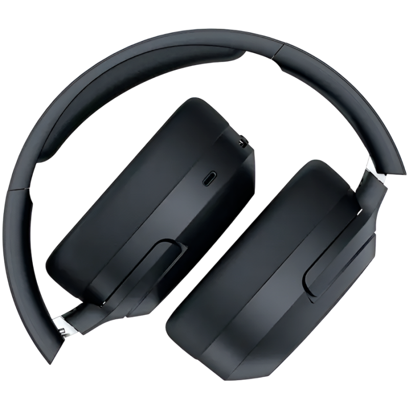 Casti fara fir Edifier W820NB Plus V25 gri, 40 mm, 80 h, A.I, Difuzoare dinamice acoperite cu titan, Bluetooth V6.1, ANC, Hi-Res, Gri închis