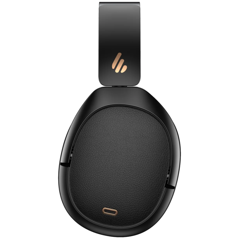 Casti fara fir Edifier WH950NB negre, 40 mm, 55 ore, Difuzoare dinamice acoperite cu titan, 3 moduri, Timer, Bluetooth V5.4, ANC, ENC, Hi-Res, Negru