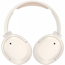 Casti fara fir Edifier W820NB Plus V25 Ivory, 40 mm, 80 h, A.I, Difuzoare dinamice acoperite cu titan, Bluetooth V6.1, ANC, Hi-Res, Bej