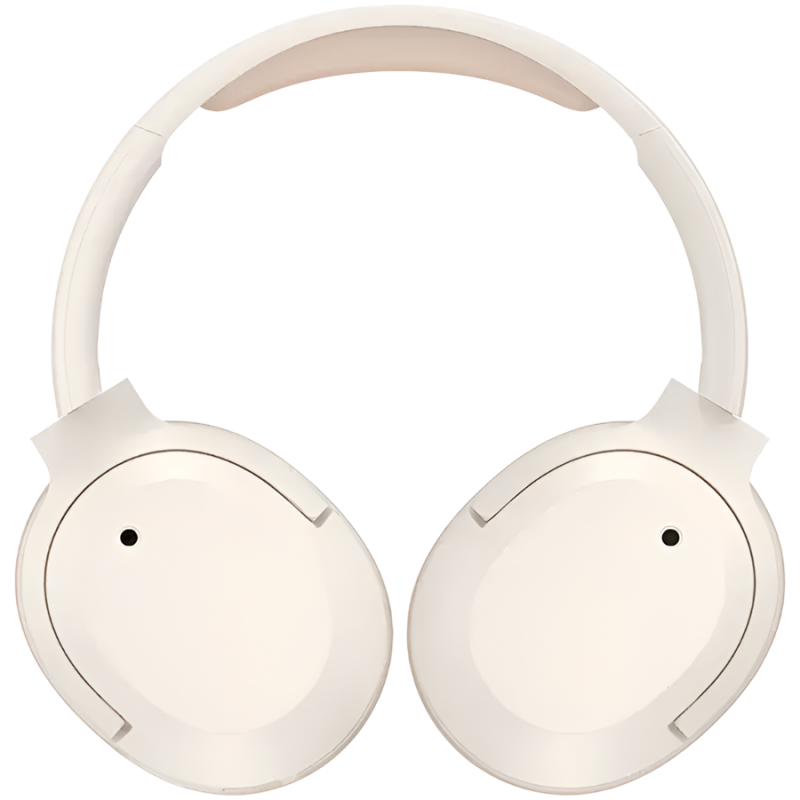 Casti fara fir Edifier W820NB Plus V25 Ivory, 40 mm, 80 h, A.I, Difuzoare dinamice acoperite cu titan, Bluetooth V6.1, ANC, Hi-Res, Bej
