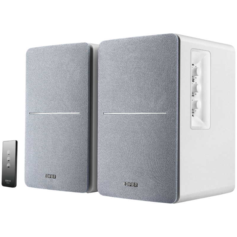 Difuzoare Edifier R1280T WH 2.0, 42 W RMS, 2xRCA, telecomandă, carcasă din lemn, alb