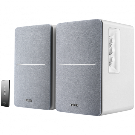 Difuzoare Edifier R1280T WH 2.0, 42 W RMS, 2xRCA, telecomandă, carcasă din lemn, alb