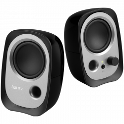 Boxe Edifier R12U BL 2.0, 4 W RMS, USB, AUX, 20 KHz, Difuzoare de 2,25", Control sunet, Negru