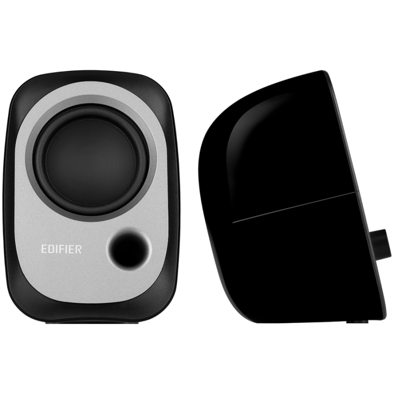 Boxe Edifier R12U BL 2.0, 4 W RMS, USB, AUX, 20 KHz, Difuzoare de 2,25", Control sunet, Negru