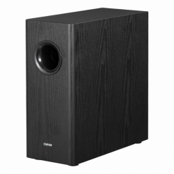 Subwoofer Edifier T5s, 70 W RMS, difuzor de bas de 8", frecvențe de până la 35 Hz, RCA, filtru trece-jos, negru