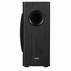 Subwoofer Edifier T5s, 70 W RMS, difuzor de bas de 8", frecvențe de până la 35 Hz, RCA, filtru trece-jos, negru