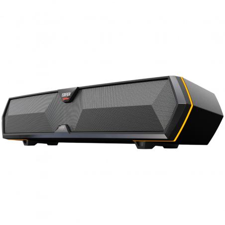 Bară de sunet Edifier MG300, 5 W RMS, 48,5 cm, Bluetooth V5.3, USB, AUX, RGB, difuzoare 2x52 mm, control tactil, negru