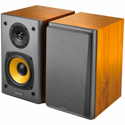 Boxe Edifier R1000T4, 24 W, difuzoare de 4" + 0,5", Active, RCA dublu, Butoane de control, Maro