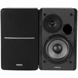 Difuzoare Edifier R1280DB BL 2.0, 42 W RMS, Bluetooth V5.1, 2 RCA, crossover activ, control bas și înalte, negru