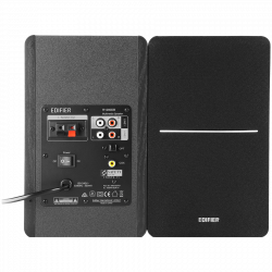 Difuzoare Edifier R1280DB BL 2.0, 42 W RMS, Bluetooth V5.1, 2 RCA, crossover activ, control bas și înalte, negru
