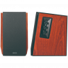 Boxe Edifier R1700BTs, 66 W RMS, Bluetooth V5.1, RCA, Subwoofer, DSP, DRC, Telecomanda, Lemn MDF, Maro