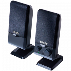 Difuzoare Edifier M1250 2.0, 1,2 W RMS, USB, AUX, panou plat, design compact, ecranare magnetică, negru