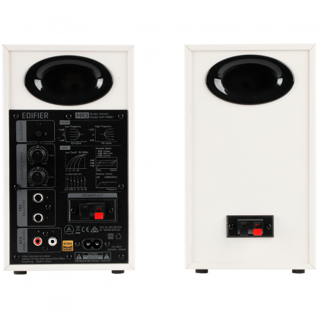 Difuzoare Edifier MR3 WH, 36 W RMS, BT V5.4, RCA, AUX, Hi-Res, ConneX, Active, Setări acustice, Alb