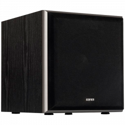 Subwoofer Edifier T5, 70 W RMS, difuzor de bas de 8", Frecvente de pans la 38 Hz, 2xRCA, Filtru low-pass, Negru