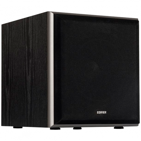 Subwoofer Edifier T5, 70 W RMS, difuzor de bas de 8", Frecvente de pans la 38 Hz, 2xRCA, Filtru low-pass, Negru
