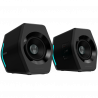 Difuzoare pentru jocuri Edifier G2000 2.0 BL, 16 W RMS, BT V5.1, USB, AUX, RGB, Hi-Fi, 3 moduri, memorie setări, negru