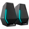 Boxe Edifier G1500, 10 W, Difuzoare 2x2,5", Bluetooth 5.3, Iluminare RGB, Negru