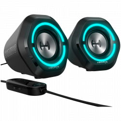 Boxe Edifier G1000, 10 W, difuzoare 2x2,5", Bluetooth 5.3, Iluminare RGB, Negru
