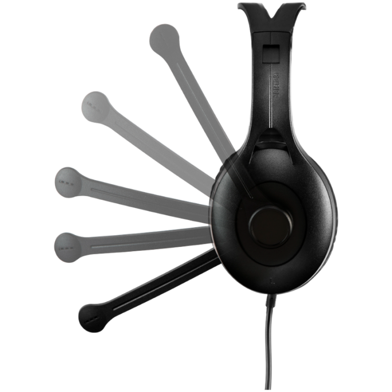 Casti Edifier K800, Difuzoare de 40 mm, Microfon incorporat cu reducere zgomot, USB, Negru